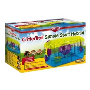 Kaytee CritterTrail Starter Habitat - Blue and Green